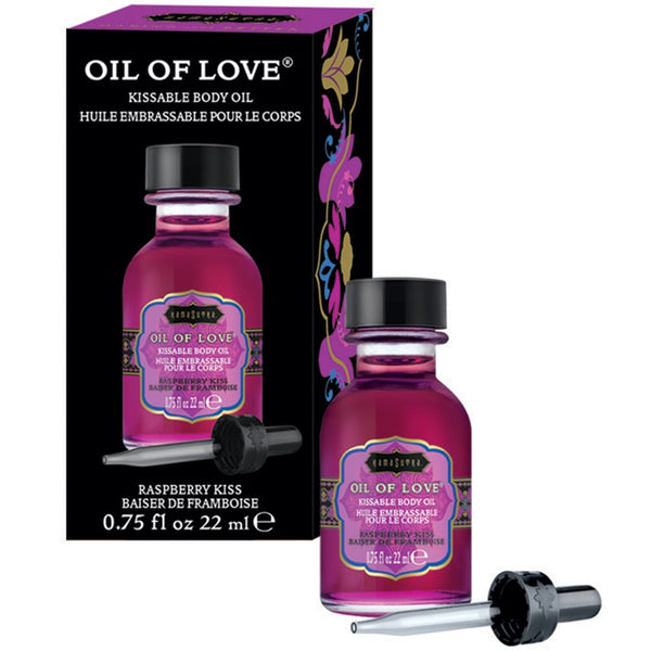 Kama Sutra Oil of Love Raspberry Kiss Kissable Body Oil - 22ml - Extreme Toyz Singapore - https://extremetoyz.com.sg - Sex Toys and Lingerie Online Store - Bondage Gear / Vibrators / Electrosex Toys / Wireless Remote Control Vibes / Sexy Lingerie and Role Play / BDSM / Dungeon Furnitures / Dildos and Strap Ons &nbsp;/ Anal and Prostate Massagers / Anal Douche and Cleaning Aide / Delay Sprays and Gels / Lubricants and more...