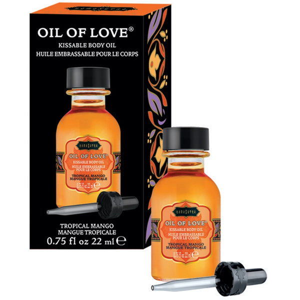 Kama Sutra Oil of Love Tropical Mango Kissable Body Oil - 22ml - Extreme Toyz Singapore - https://extremetoyz.com.sg - Sex Toys and Lingerie Online Store - Bondage Gear / Vibrators / Electrosex Toys / Wireless Remote Control Vibes / Sexy Lingerie and Role Play / BDSM / Dungeon Furnitures / Dildos and Strap Ons &nbsp;/ Anal and Prostate Massagers / Anal Douche and Cleaning Aide / Delay Sprays and Gels / Lubricants and more...