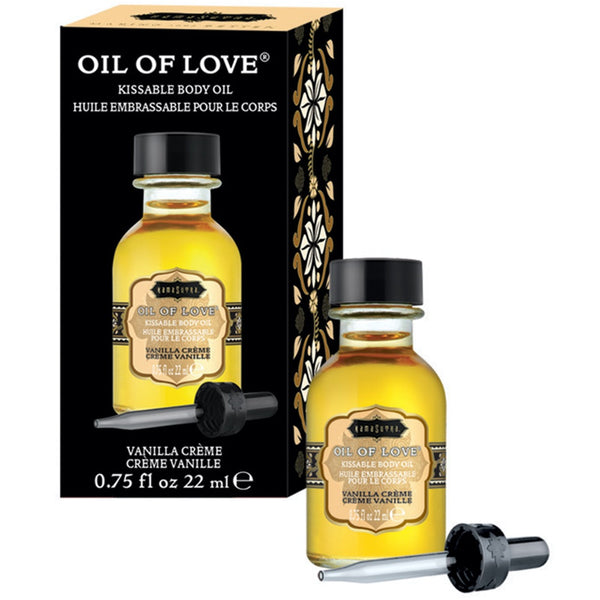 Kama Sutra Oil of Love Vanilla Creme Kissable Body Oil - 22ml - Extreme Toyz Singapore - https://extremetoyz.com.sg - Sex Toys and Lingerie Online Store - Bondage Gear / Vibrators / Electrosex Toys / Wireless Remote Control Vibes / Sexy Lingerie and Role Play / BDSM / Dungeon Furnitures / Dildos and Strap Ons &nbsp;/ Anal and Prostate Massagers / Anal Douche and Cleaning Aide / Delay Sprays and Gels / Lubricants and more...