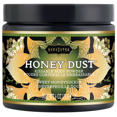 Kama Sutra Honey Dust Sweet Honeysuckle Kissable Body Powder - 170g - Extreme Toyz Singapore - https://extremetoyz.com.sg - Sex Toys and Lingerie Online Store - Bondage Gear / Vibrators / Electrosex Toys / Wireless Remote Control Vibes / Sexy Lingerie and Role Play / BDSM / Dungeon Furnitures / Dildos and Strap Ons &nbsp;/ Anal and Prostate Massagers / Anal Douche and Cleaning Aide / Delay Sprays and Gels / Lubricants and more...