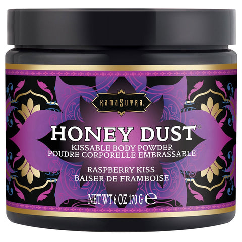 Kama Sutra Honey Dust Raspberry Kiss Kissable Body Powder - 170g - Extreme Toyz Singapore - https://extremetoyz.com.sg - Sex Toys and Lingerie Online Store - Bondage Gear / Vibrators / Electrosex Toys / Wireless Remote Control Vibes / Sexy Lingerie and Role Play / BDSM / Dungeon Furnitures / Dildos and Strap Ons &nbsp;/ Anal and Prostate Massagers / Anal Douche and Cleaning Aide / Delay Sprays and Gels / Lubricants and more...