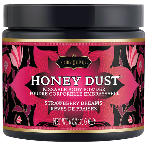 Kama Sutra Honey Dust Strawberry Dreams Kissable Body Powder - 170g - Extreme Toyz Singapore - https://extremetoyz.com.sg - Sex Toys and Lingerie Online Store - Bondage Gear / Vibrators / Electrosex Toys / Wireless Remote Control Vibes / Sexy Lingerie and Role Play / BDSM / Dungeon Furnitures / Dildos and Strap Ons &nbsp;/ Anal and Prostate Massagers / Anal Douche and Cleaning Aide / Delay Sprays and Gels / Lubricants and more...