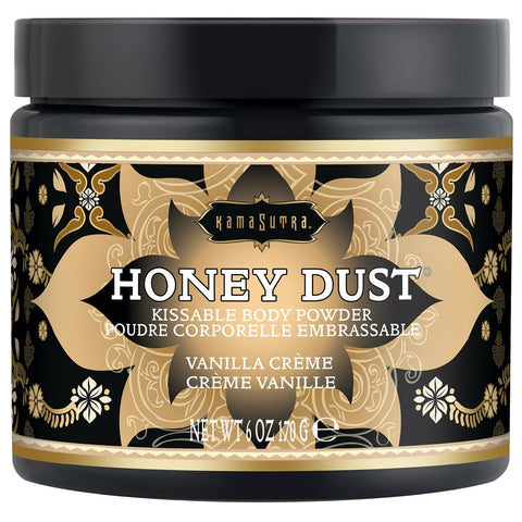 Kama Sutra Honey Dust Vanilla Creme Kissable Body Powder - 170g - Extreme Toyz Singapore - https://extremetoyz.com.sg - Sex Toys and Lingerie Online Store - Bondage Gear / Vibrators / Electrosex Toys / Wireless Remote Control Vibes / Sexy Lingerie and Role Play / BDSM / Dungeon Furnitures / Dildos and Strap Ons &nbsp;/ Anal and Prostate Massagers / Anal Douche and Cleaning Aide / Delay Sprays and Gels / Lubricants and more...