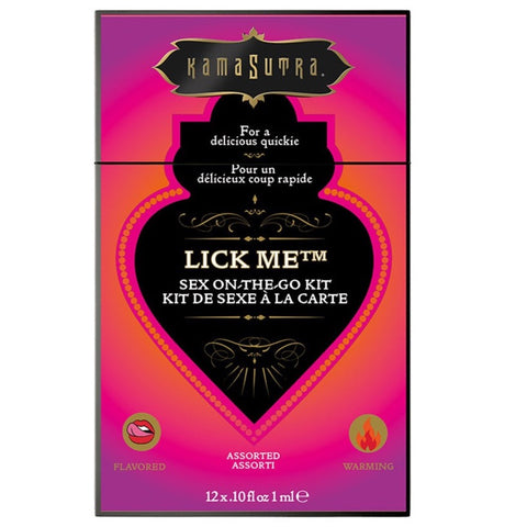 Kama Sutra Lick Me Sex-on-the-Go-Kit - Extreme Toyz Singapore - https://extremetoyz.com.sg - Sex Toys and Lingerie Online Store - Bondage Gear / Vibrators / Electrosex Toys / Wireless Remote Control Vibes / Sexy Lingerie and Role Play / BDSM / Dungeon Furnitures / Dildos and Strap Ons &nbsp;/ Anal and Prostate Massagers / Anal Douche and Cleaning Aide / Delay Sprays and Gels / Lubricants and more...
