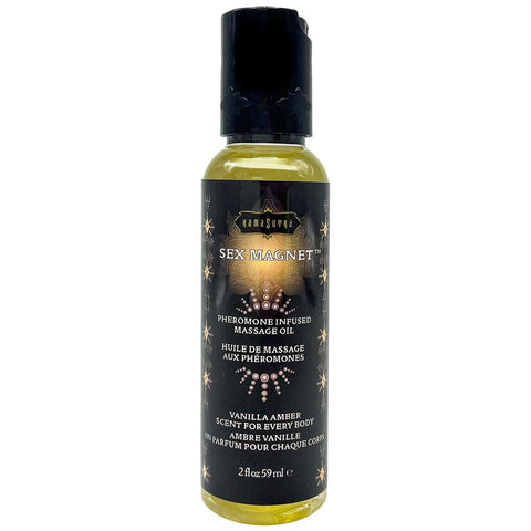 Kama Sutra Sex Magnet Vanilla Amber Pheromone Massage Oil - 59ml - Extreme Toyz Singapore - https://extremetoyz.com.sg - Sex Toys and Lingerie Online Store - Bondage Gear / Vibrators / Electrosex Toys / Wireless Remote Control Vibes / Sexy Lingerie and Role Play / BDSM / Dungeon Furnitures / Dildos and Strap Ons &nbsp;/ Anal and Prostate Massagers / Anal Douche and Cleaning Aide / Delay Sprays and Gels / Lubricants and more...