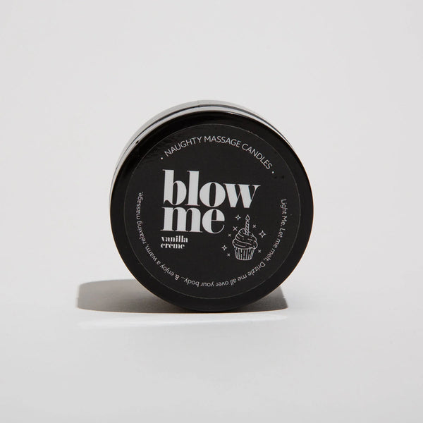 Blow Me Naughty Mini Massage Candle