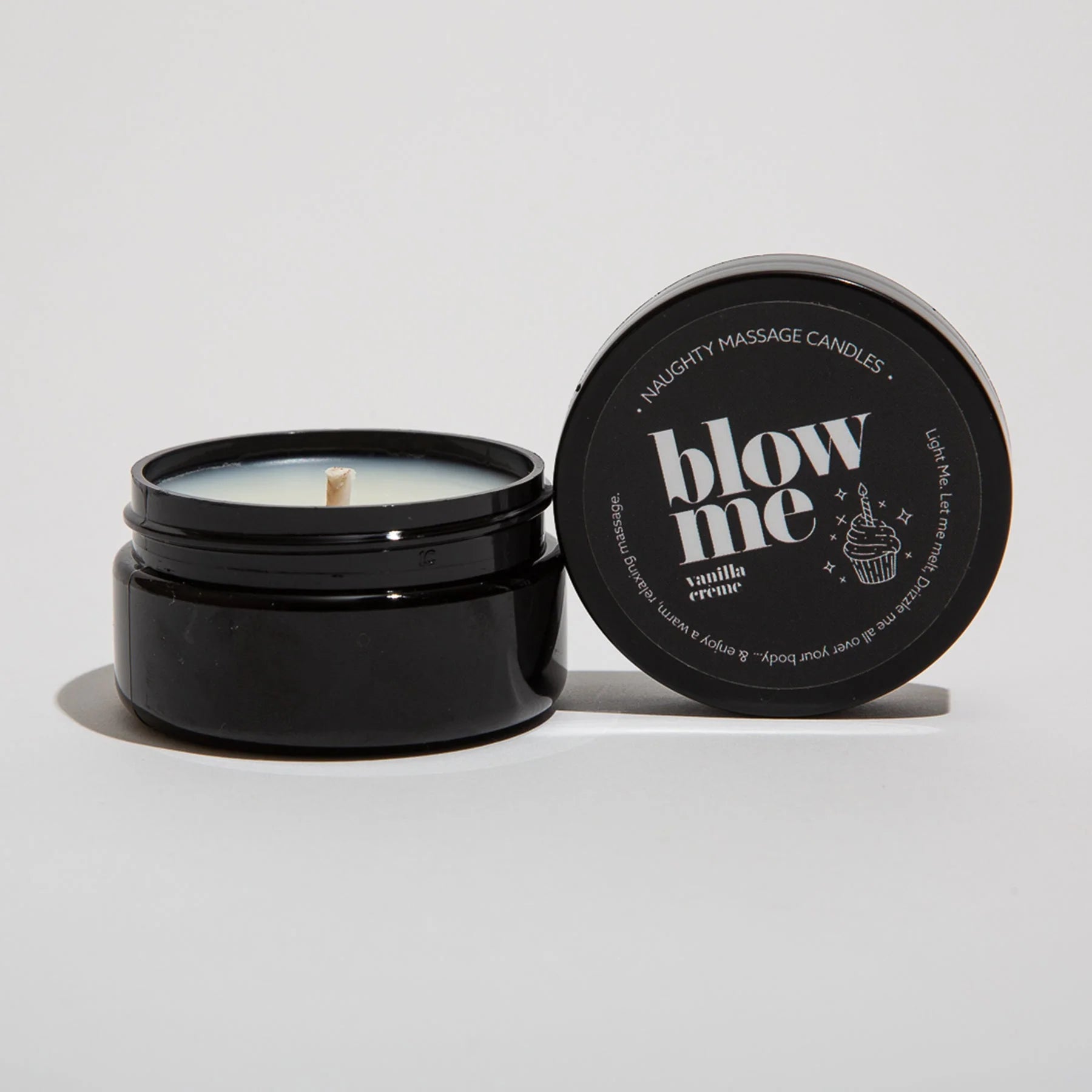 Blow Me Naughty Mini Massage Candle