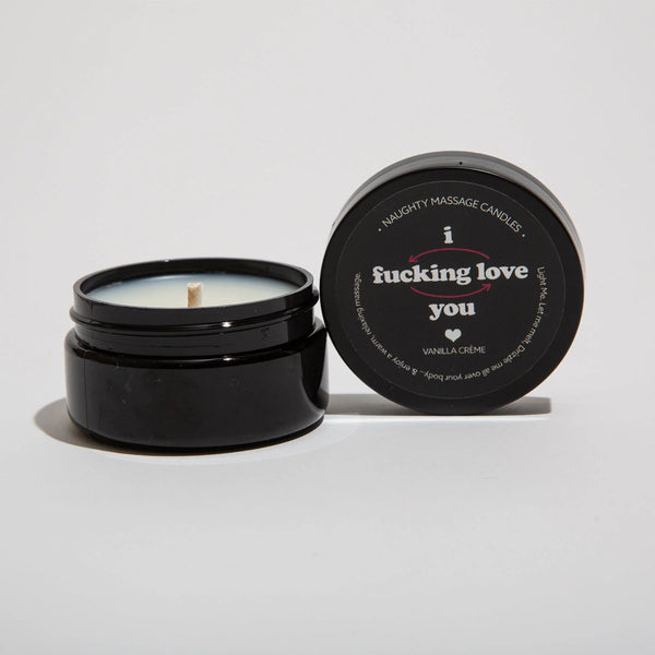 I F*cking Love You Naughty Mini Massage Candle