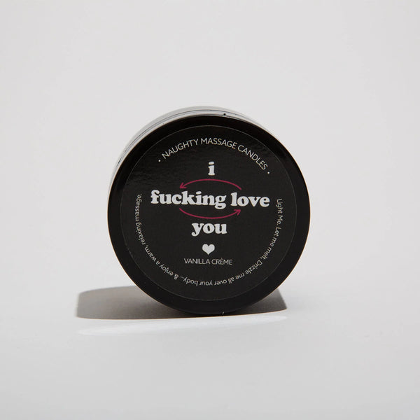 I F*cking Love You Naughty Mini Massage Candle