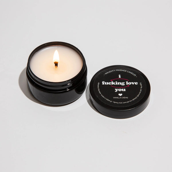 I F*cking Love You Naughty Mini Massage Candle