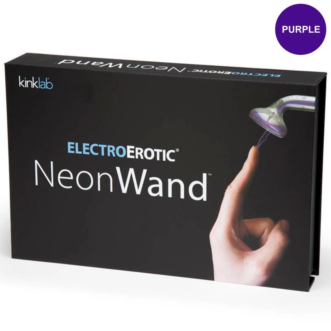 ElectroErotic Neon Wand Electrosex Kit - Purple Electrode