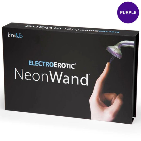ElectroErotic Neon Wand Electrosex Kit - Purple Electrode