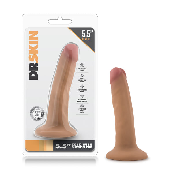 Dr. Skin 5.5" Cock - Mocha