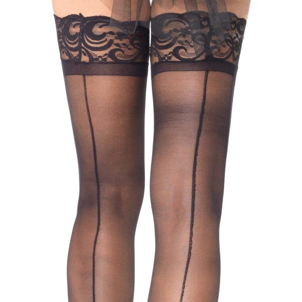 Leg Avenue Mila Thigh High Lace Stockings - Extreme Toyz Singapore - https://extremetoyz.com.sg - Sex Toys and Lingerie Online Store - Bondage Gear / Vibrators / Electrosex Toys / Wireless Remote Control Vibes / Sexy Lingerie and Role Play / BDSM / Dungeon Furnitures / Dildos and Strap Ons &nbsp;/ Anal and Prostate Massagers / Anal Douche and Cleaning Aide / Delay Sprays and Gels / Lubricants and more...