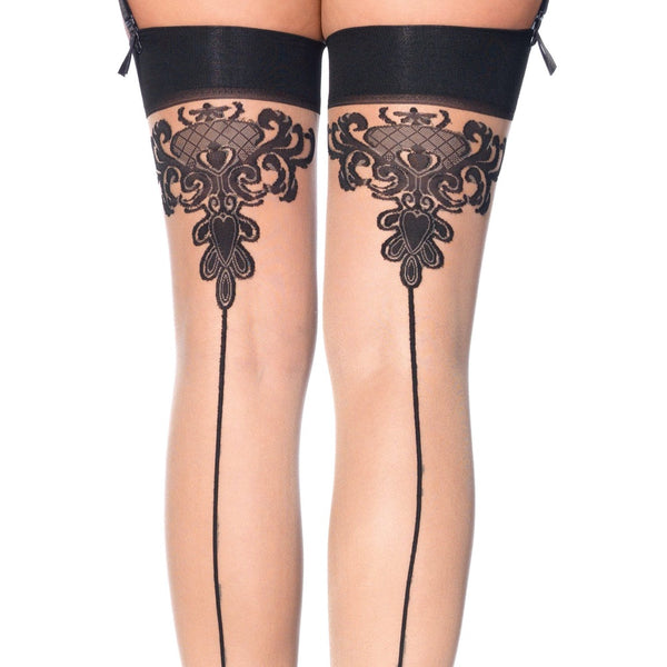 Leg Avenue Tana Sheer Thigh High Stockings - Extreme Toyz Singapore - https://extremetoyz.com.sg - Sex Toys and Lingerie Online Store - Bondage Gear / Vibrators / Electrosex Toys / Wireless Remote Control Vibes / Sexy Lingerie and Role Play / BDSM / Dungeon Furnitures / Dildos and Strap Ons &nbsp;/ Anal and Prostate Massagers / Anal Douche and Cleaning Aide / Delay Sprays and Gels / Lubricants and more...