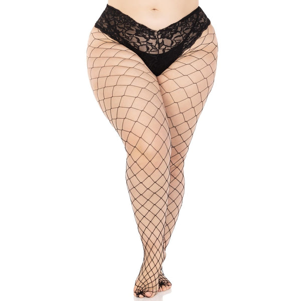 Leg Avenue Plus Size Evie Fence Net Floral Boy Short Tights - Extreme Toyz Singapore - https://extremetoyz.com.sg - Sex Toys and Lingerie Online Store - Bondage Gear / Vibrators / Electrosex Toys / Wireless Remote Control Vibes / Sexy Lingerie and Role Play / BDSM / Dungeon Furnitures / Dildos and Strap Ons &nbsp;/ Anal and Prostate Massagers / Anal Douche and Cleaning Aide / Delay Sprays and Gels / Lubricants and more...