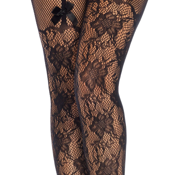 Leg Avenue Lacey Suspender Crotchless Tights - Extreme Toyz Singapore - https://extremetoyz.com.sg - Sex Toys and Lingerie Online Store - Bondage Gear / Vibrators / Electrosex Toys / Wireless Remote Control Vibes / Sexy Lingerie and Role Play / BDSM / Dungeon Furnitures / Dildos and Strap Ons &nbsp;/ Anal and Prostate Massagers / Anal Douche and Cleaning Aide / Delay Sprays and Gels / Lubricants and more...