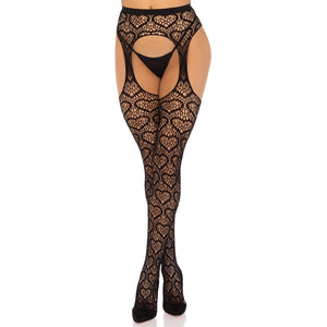 Leg Avenue Amore Heart Net Suspender Pantyhose - Extreme Toyz Singapore - https://extremetoyz.com.sg - Sex Toys and Lingerie Online Store - Bondage Gear / Vibrators / Electrosex Toys / Wireless Remote Control Vibes / Sexy Lingerie and Role Play / BDSM / Dungeon Furnitures / Dildos and Strap Ons &nbsp;/ Anal and Prostate Massagers / Anal Douche and Cleaning Aide / Delay Sprays and Gels / Lubricants and more...