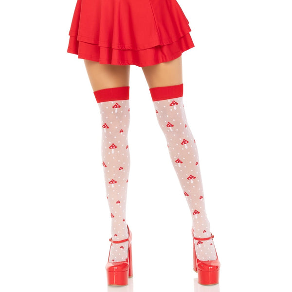 Leg Avenue Magic Mushroom Thigh Highs - Extreme Toyz Singapore - https://extremetoyz.com.sg - Sex Toys and Lingerie Online Store - Bondage Gear / Vibrators / Electrosex Toys / Wireless Remote Control Vibes / Sexy Lingerie and Role Play / BDSM / Dungeon Furnitures / Dildos and Strap Ons &nbsp;/ Anal and Prostate Massagers / Anal Douche and Cleaning Aide / Delay Sprays and Gels / Lubricants and more...