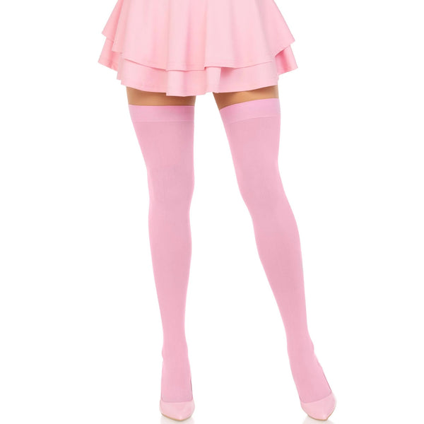 Luna Thigh High Stockings - Pink
