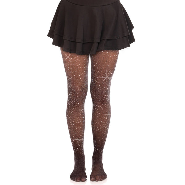 Loralie Lurex Rhinestone Tights