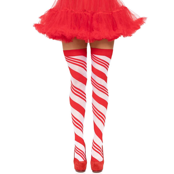 Leg Avenue Arya Sheer Candy Striped Tights - Extreme Toyz Singapore - https://extremetoyz.com.sg - Sex Toys and Lingerie Online Store - Bondage Gear / Vibrators / Electrosex Toys / Wireless Remote Control Vibes / Sexy Lingerie and Role Play / BDSM / Dungeon Furnitures / Dildos and Strap Ons &nbsp;/ Anal and Prostate Massagers / Anal Douche and Cleaning Aide / Delay Sprays and Gels / Lubricants and more...