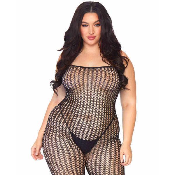 Plus Size Love Game Net Bodystocking