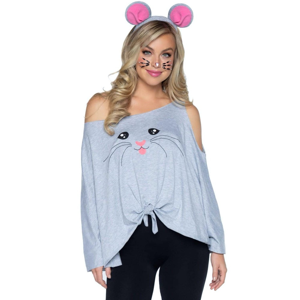 Leg Avenue Mouse Costume Poncho Set - Extreme Toyz Singapore - https://extremetoyz.com.sg - Sex Toys and Lingerie Online Store - Bondage Gear / Vibrators / Electrosex Toys / Wireless Remote Control Vibes / Sexy Lingerie and Role Play / BDSM / Dungeon Furnitures / Dildos and Strap Ons &nbsp;/ Anal and Prostate Massagers / Anal Douche and Cleaning Aide / Delay Sprays and Gels / Lubricants and more...