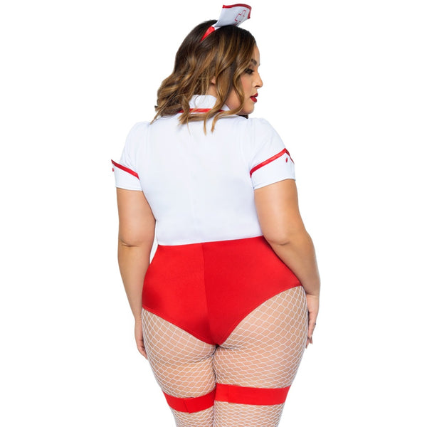 Leg Avenue Plus Nurse Feelgood Sexy Costume - Red - Extreme Toyz Singapore - https://extremetoyz.com.sg - Sex Toys and Lingerie Online Store - Bondage Gear / Vibrators / Electrosex Toys / Wireless Remote Control Vibes / Sexy Lingerie and Role Play / BDSM / Dungeon Furnitures / Dildos and Strap Ons &nbsp;/ Anal and Prostate Massagers / Anal Douche and Cleaning Aide / Delay Sprays and Gels / Lubricants and more...