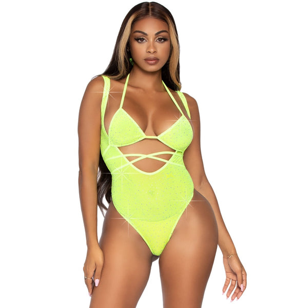 Leg Avenue Can't Get Enough Bodysuit Set - Neon Yellow - Extreme Toyz Singapore - https://extremetoyz.com.sg - Sex Toys and Lingerie Online Store - Bondage Gear / Vibrators / Electrosex Toys / Wireless Remote Control Vibes / Sexy Lingerie and Role Play / BDSM / Dungeon Furnitures / Dildos and Strap Ons &nbsp;/ Anal and Prostate Massagers / Anal Douche and Cleaning Aide / Delay Sprays and Gels / Lubricants and more...
