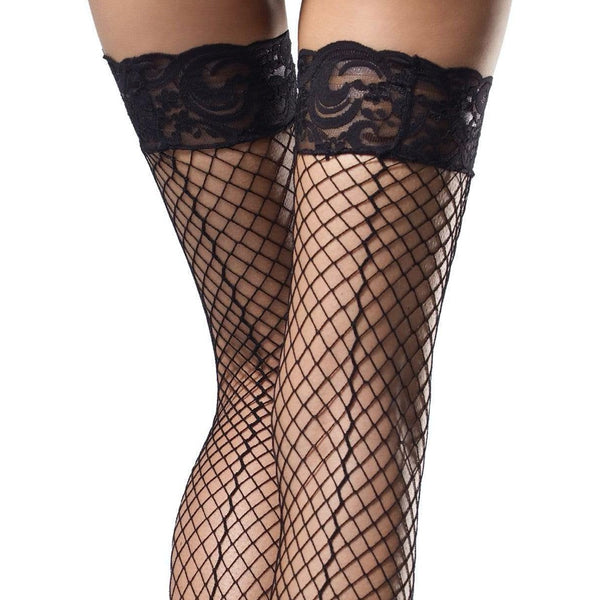 Leg Avenue Tessa Net Thigh High Stockings - Extreme Toyz Singapore - https://extremetoyz.com.sg - Sex Toys and Lingerie Online Store - Bondage Gear / Vibrators / Electrosex Toys / Wireless Remote Control Vibes / Sexy Lingerie and Role Play / BDSM / Dungeon Furnitures / Dildos and Strap Ons &nbsp;/ Anal and Prostate Massagers / Anal Douche and Cleaning Aide / Delay Sprays and Gels / Lubricants and more...