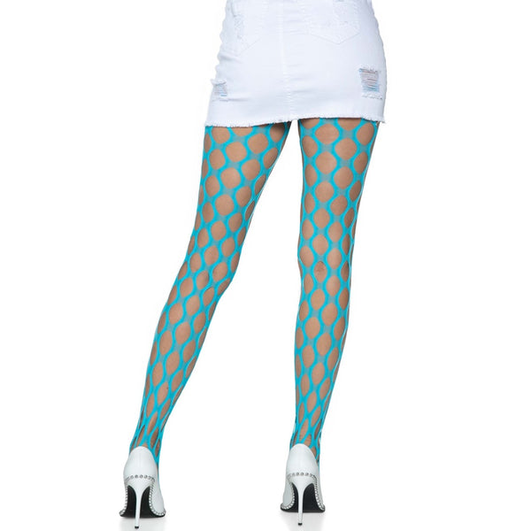 Leg Avenue Ivy Pothole Net Tights - Neon Blue - Extreme Toyz Singapore - https://extremetoyz.com.sg - Sex Toys and Lingerie Online Store - Bondage Gear / Vibrators / Electrosex Toys / Wireless Remote Control Vibes / Sexy Lingerie and Role Play / BDSM / Dungeon Furnitures / Dildos and Strap Ons &nbsp;/ Anal and Prostate Massagers / Anal Douche and Cleaning Aide / Delay Sprays and Gels / Lubricants and more...