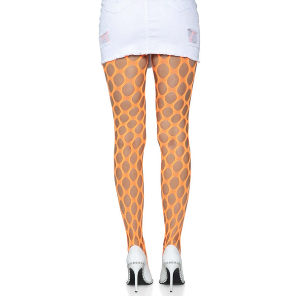 Leg Avenue Ivy Pothole Net Tights - Neon Orange - Extreme Toyz Singapore - https://extremetoyz.com.sg - Sex Toys and Lingerie Online Store - Bondage Gear / Vibrators / Electrosex Toys / Wireless Remote Control Vibes / Sexy Lingerie and Role Play / BDSM / Dungeon Furnitures / Dildos and Strap Ons &nbsp;/ Anal and Prostate Massagers / Anal Douche and Cleaning Aide / Delay Sprays and Gels / Lubricants and more...