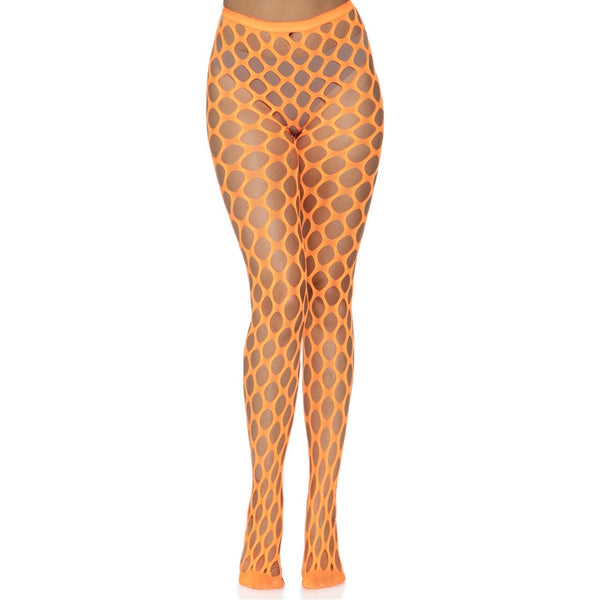 Leg Avenue Ivy Pothole Net Tights - Neon Orange - Extreme Toyz Singapore - https://extremetoyz.com.sg - Sex Toys and Lingerie Online Store - Bondage Gear / Vibrators / Electrosex Toys / Wireless Remote Control Vibes / Sexy Lingerie and Role Play / BDSM / Dungeon Furnitures / Dildos and Strap Ons &nbsp;/ Anal and Prostate Massagers / Anal Douche and Cleaning Aide / Delay Sprays and Gels / Lubricants and more...