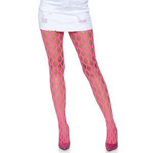 Leg Avenue Ivy Pothole Net Tights - Neon Pink - Extreme Toyz Singapore - https://extremetoyz.com.sg - Sex Toys and Lingerie Online Store - Bondage Gear / Vibrators / Electrosex Toys / Wireless Remote Control Vibes / Sexy Lingerie and Role Play / BDSM / Dungeon Furnitures / Dildos and Strap Ons &nbsp;/ Anal and Prostate Massagers / Anal Douche and Cleaning Aide / Delay Sprays and Gels / Lubricants and more...