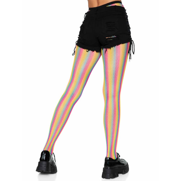 Leg Avenue Tay Rainbow Striped Fishnet Tights - Extreme Toyz Singapore - https://extremetoyz.com.sg - Sex Toys and Lingerie Online Store - Bondage Gear / Vibrators / Electrosex Toys / Wireless Remote Control Vibes / Sexy Lingerie and Role Play / BDSM / Dungeon Furnitures / Dildos and Strap Ons &nbsp;/ Anal and Prostate Massagers / Anal Douche and Cleaning Aide / Delay Sprays and Gels / Lubricants and more...