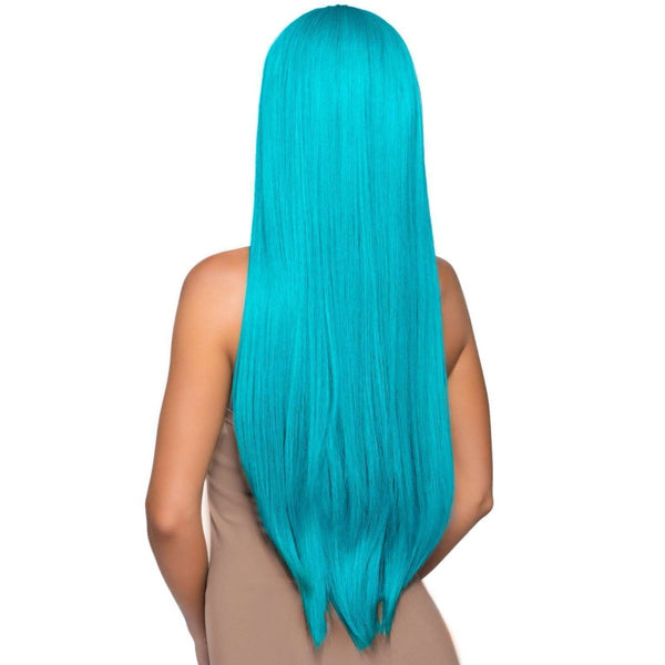 Leg Avenue 33" Long Straight Wig - Turquoise - Extreme Toyz Singapore - https://extremetoyz.com.sg - Sex Toys and Lingerie Online Store - Bondage Gear / Vibrators / Electrosex Toys / Wireless Remote Control Vibes / Sexy Lingerie and Role Play / BDSM / Dungeon Furnitures / Dildos and Strap Ons &nbsp;/ Anal and Prostate Massagers / Anal Douche and Cleaning Aide / Delay Sprays and Gels / Lubricants and more...