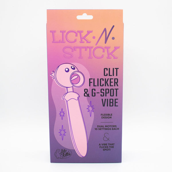 Natalie's Toy Box Lick n' Stick Flicker & G-Spot Vibrator - Extreme Toyz Singapore - https://extremetoyz.com.sg - Sex Toys and Lingerie Online Store - Bondage Gear / Vibrators / Electrosex Toys / Wireless Remote Control Vibes / Sexy Lingerie and Role Play / BDSM / Dungeon Furnitures / Dildos and Strap Ons &nbsp;/ Anal and Prostate Massagers / Anal Douche and Cleaning Aide / Delay Sprays and Gels / Lubricants and more...