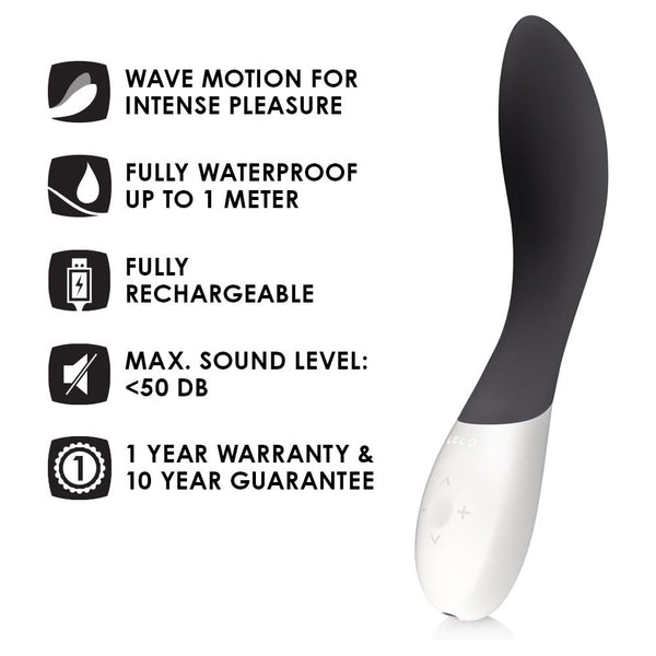 LELO Mona Wave Rechargeable Double Action G-Spot Stimulator (2 Colours Available) - Extreme Toyz Singapore - https://extremetoyz.com.sg - Sex Toys and Lingerie Online Store - Bondage Gear / Vibrators / Electrosex Toys / Wireless Remote Control Vibes / Sexy Lingerie and Role Play / BDSM / Dungeon Furnitures / Dildos and Strap Ons  / Anal and Prostate Massagers / Anal Douche and Cleaning Aide / Delay Sprays and Gels / Lubricants and more...