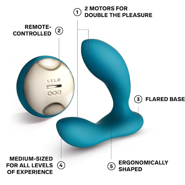  LELO Hugo Remote Controlled Prostate Massager - Extreme Toyz Singapore - https://extremetoyz.com.sg - Sex Toys and Lingerie Online Store - Bondage Gear / Vibrators / Electrosex Toys / Wireless Remote Control Vibes / Sexy Lingerie and Role Play / BDSM / Dungeon Furnitures / Dildos and Strap Ons / Anal and Prostate Massagers / Anal Douche and Cleaning Aide / Delay Sprays and Gels / Lubricants and more...