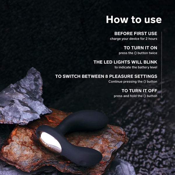 LELO Bruno Luxury Rechargeable Vibrating Prostate Massager (2 Colours Available) - Extreme Toyz Singapore - https://extremetoyz.com.sg - Sex Toys and Lingerie Online Store - Bondage Gear / Vibrators / Electrosex Toys / Wireless Remote Control Vibes / Sexy Lingerie and Role Play / BDSM / Dungeon Furnitures / Dildos and Strap Ons / Anal and Prostate Massagers / Anal Douche and Cleaning Aide / Delay Sprays and Gels / Lubricants and more...