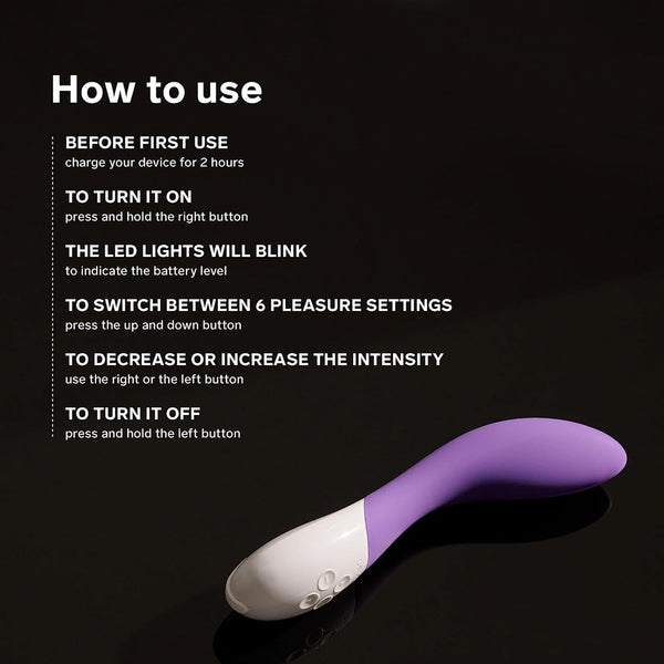 LELO Mona 2 Rechargeable G-Spot Stimulator - Extreme Toyz Singapore - https://extremetoyz.com.sg - Sex Toys and Lingerie Online Store - Bondage Gear / Vibrators / Electrosex Toys / Wireless Remote Control Vibes / Sexy Lingerie and Role Play / BDSM / Dungeon Furnitures / Dildos and Strap Ons  / Anal and Prostate Massagers / Anal Douche and Cleaning Aide / Delay Sprays and Gels / Lubricants and more...