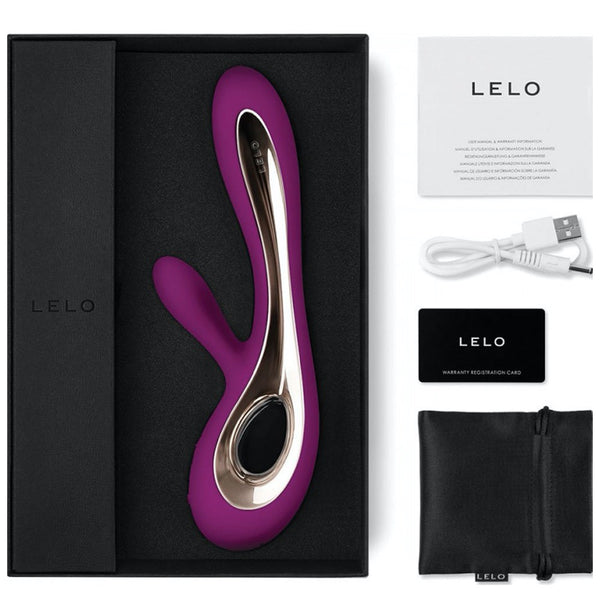 LELO Soraya 2 Dual Action Rechargeable Rabbit Vibrator (3 Colours Available) - Extreme Toyz Singapore - https://extremetoyz.com.sg - Sex Toys and Lingerie Online Store - Bondage Gear / Vibrators / Electrosex Toys / Wireless Remote Control Vibes / Sexy Lingerie and Role Play / BDSM / Dungeon Furnitures / Dildos and Strap Ons  / Anal and Prostate Massagers / Anal Douche and Cleaning Aide / Delay Sprays and Gels / Lubricants and more...