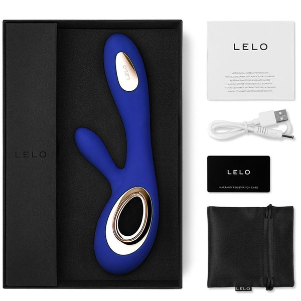 LELO Soraya Wave Luxurious Rechargeable Rabbit Massager (2 Colours Available) - Extreme Toyz Singapore - https://extremetoyz.com.sg - Sex Toys and Lingerie Online Store - Bondage Gear / Vibrators / Electrosex Toys / Wireless Remote Control Vibes / Sexy Lingerie and Role Play / BDSM / Dungeon Furnitures / Dildos and Strap Ons  / Anal and Prostate Massagers / Anal Douche and Cleaning Aide / Delay Sprays and Gels / Lubricants and more...