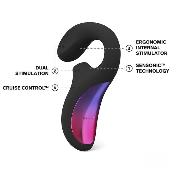 LELO Enigma Dual Stimulation Sonic Massager (2 Colours Available) - Extreme Toyz Singapore - https://extremetoyz.com.sg - Sex Toys and Lingerie Online Store - Bondage Gear / Vibrators / Electrosex Toys / Wireless Remote Control Vibes / Sexy Lingerie and Role Play / BDSM / Dungeon Furnitures / Dildos and Strap Ons  / Anal and Prostate Massagers / Anal Douche and Cleaning Aide / Delay Sprays and Gels / Lubricants and more...