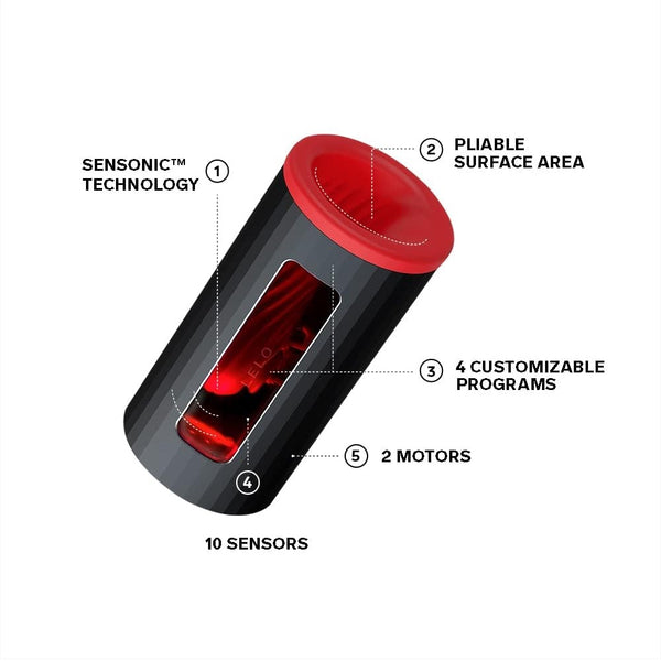 LELO F1S V2 Bluetooth App Compatible Rechargeable Male Masturbator (2 Colours Available) - Extreme Toyz Singapore - https://extremetoyz.com.sg - Sex Toys and Lingerie Online Store - Bondage Gear / Vibrators / Electrosex Toys / Wireless Remote Control Vibes / Sexy Lingerie and Role Play / BDSM / Dungeon Furnitures / Dildos and Strap Ons  / Anal and Prostate Massagers / Anal Douche and Cleaning Aide / Delay Sprays and Gels / Lubricants and more...
