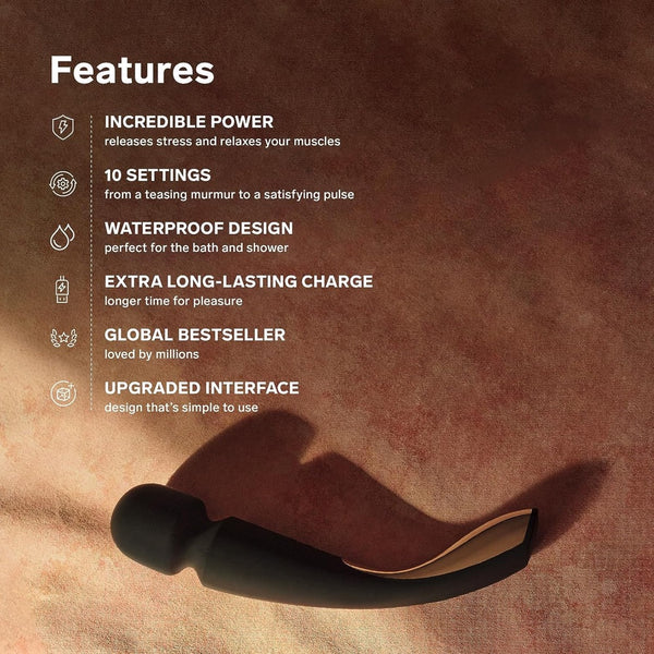 LELO Smart Wand 2 Rechargeable All-Over Body Massager - Medium (3 Colours Available) - Extreme Toyz Singapore - https://extremetoyz.com.sg - Sex Toys and Lingerie Online Store - Bondage Gear / Vibrators / Electrosex Toys / Wireless Remote Control Vibes / Sexy Lingerie and Role Play / BDSM / Dungeon Furnitures / Dildos and Strap Ons  / Anal and Prostate Massagers / Anal Douche and Cleaning Aide / Delay Sprays and Gels / Lubricants and more...