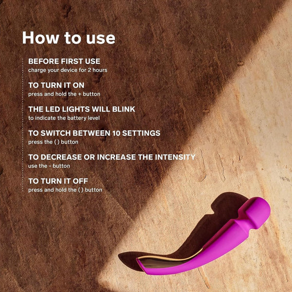 LELO Smart Wand 2 Rechargeable All-Over Body Massager - Medium (3 Colours Available) - Extreme Toyz Singapore - https://extremetoyz.com.sg - Sex Toys and Lingerie Online Store - Bondage Gear / Vibrators / Electrosex Toys / Wireless Remote Control Vibes / Sexy Lingerie and Role Play / BDSM / Dungeon Furnitures / Dildos and Strap Ons  / Anal and Prostate Massagers / Anal Douche and Cleaning Aide / Delay Sprays and Gels / Lubricants and more...