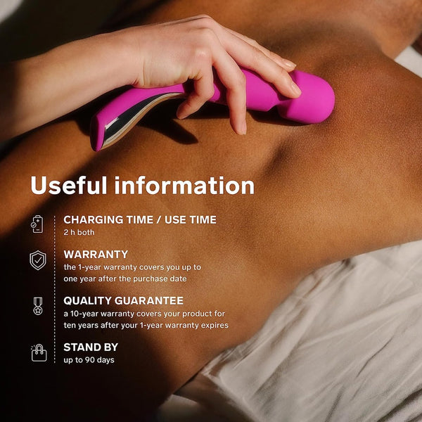 LELO Smart Wand 2 Rechargeable All-Over Body Massager - Medium (3 Colours Available) - Extreme Toyz Singapore - https://extremetoyz.com.sg - Sex Toys and Lingerie Online Store - Bondage Gear / Vibrators / Electrosex Toys / Wireless Remote Control Vibes / Sexy Lingerie and Role Play / BDSM / Dungeon Furnitures / Dildos and Strap Ons  / Anal and Prostate Massagers / Anal Douche and Cleaning Aide / Delay Sprays and Gels / Lubricants and more...