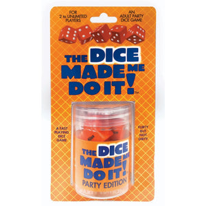 Little Genie The Dice Made Me Do It! Party Dice Game for Adults - Extreme Toyz Singapore - https://extremetoyz.com.sg - Sex Toys and Lingerie Online Store - Bondage Gear / Vibrators / Electrosex Toys / Wireless Remote Control Vibes / Sexy Lingerie and Role Play / BDSM / Dungeon Furnitures / Dildos and Strap Ons &nbsp;/ Anal and Prostate Massagers / Anal Douche and Cleaning Aide / Delay Sprays and Gels / Lubricants and more...